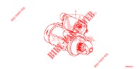 STARTER MOTOR (DENSO) (DIESEL) (1.6L) for Honda CIVIC DIESEL 1.6 EXECUTIVE 5 Doors 6 speed manual 2013