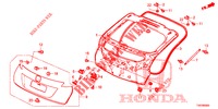 TAILGATE PANEL (2D)  for Honda CIVIC DIESEL 1.6 EXECUTIVE 5 Doors 6 speed manual 2013