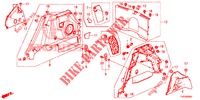 TRUNK SIDE LINING  for Honda CIVIC DIESEL 1.6 EXECUTIVE 5 Doors 6 speed manual 2013