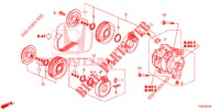 AIR CONDITIONER (COMPRESSEUR) (DIESEL) for Honda CIVIC DIESEL 1.6 EXECUTIVE 5 Doors 6 speed manual 2014