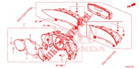SPEEDOMETER  for Honda CIVIC DIESEL 1.6 EXECUTIVE 5 Doors 6 speed manual 2014