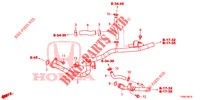 WATER HOSE/HEATER DUCT (DIESEL) for Honda CIVIC DIESEL 1.6 EXECUTIVE 5 Doors 6 speed manual 2014