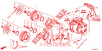 AIR CONDITIONER (COMPRESSEUR) (1.8L) for Honda CIVIC 1.8 EXECUTIVE 5 Doors 6 speed manual 2015
