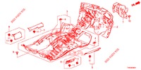 FLOOR MAT/INSULATOR  for Honda CIVIC 1.8 EXECUTIVE 5 Doors 6 speed manual 2015
