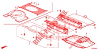 REAR FLOOR BOX  for Honda CIVIC 1.8 EXECUTIVE 5 Doors 6 speed manual 2015