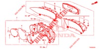 SPEEDOMETER  for Honda CIVIC 1.8 EXECUTIVE 5 Doors 6 speed manual 2015