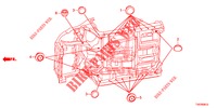 GROMMET (INFERIEUR) for Honda CIVIC 1.8 EXECUTIVE 5 Doors 6 speed manual 2012