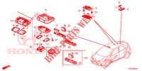 INTERIOR LIGHT  for Honda CIVIC 1.8 EXECUTIVE 5 Doors 6 speed manual 2012