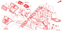 INSTRUMENT GARNISH (COTE DE PASSAGER) (LH) for Honda CIVIC 1.8 EXECUTIVE 5 Doors 5 speed automatic 2013