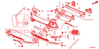 REAR BUMPER  for Honda CIVIC  1.0 COMFORT 5 Doors 6 speed manual 2017