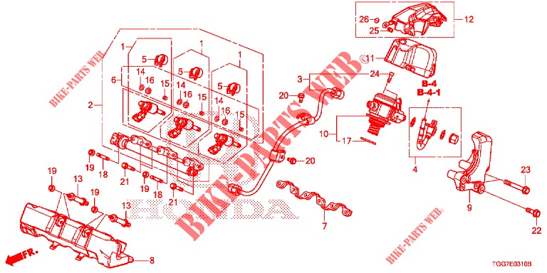 FUEL INJECTOR (1,0 L) for Honda CIVIC  1.0 COMFORT 5 Doors 6 speed manual 2017