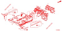 FLOOR MAT/INSULATOR  for Honda CIVIC 1.0 EXECUTIVE NAVI 5 Doors 6 speed manual 2017