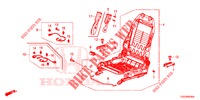 FRONT SEAT COMPONENTS (D.) (SIEGE REGLAGE MANUEL) (1) for Honda CIVIC 1.0 EXECUTIVE NAVI 5 Doors 6 speed manual 2017