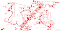 AIR CONDITIONER (FLEXIBLES/TUYAUX) (1,0 L) (LH) for Honda CIVIC 1.0 EXCLUSIVE NAVI 5 Doors 6 speed manual 2017