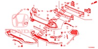 REAR BUMPER  for Honda CIVIC 1.0 EXCLUSIVE NAVI 5 Doors 6 speed manual 2017