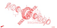 DIFFERENTIAL GEAR (DIESEL) for Honda ACCORD TOURER 2.0 S 5 Doors 6 speed manual 2015