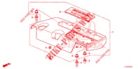 ENGINE COVER (DIESEL) for Honda ACCORD TOURER 2.0 S 5 Doors 6 speed manual 2015