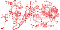 ENGINE MOUNTING BRACKET (DIESEL) for Honda ACCORD TOURER 2.0 S 5 Doors 6 speed manual 2015