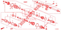 FRONT DRIVESHAFT/HALF SHA FT (2.0L) for Honda ACCORD TOURER 2.0 S 5 Doors 6 speed manual 2015