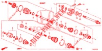 FRONT DRIVESHAFT/HALF SHA FT (DIESEL) for Honda ACCORD TOURER 2.0 S 5 Doors 6 speed manual 2015