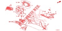 INSTRUMENT GARNISH (COTE DE CONDUCTEUR) (LH) for Honda ACCORD TOURER 2.0 S 5 Doors 6 speed manual 2015