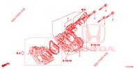THROTTLE BODY (2.0L) for Honda ACCORD TOURER 2.0 COMFORT 5 Doors 6 speed manual 2015
