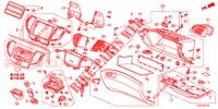 INSTRUMENT GARNISH (COTE DE PASSAGER) (LH) for Honda ACCORD TOURER 2.0 S 5 Doors 5 speed automatic 2015