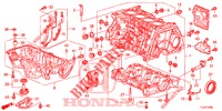 CYLINDER BLOCK/OIL PAN (2.0L) for Honda ACCORD TOURER 2.4 S 5 Doors 6 speed manual 2015