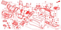INSTRUMENT GARNISH (COTE DE PASSAGER) (LH) for Honda ACCORD TOURER 2.4 S 5 Doors 6 speed manual 2015