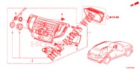 CENTER MODULE (NAVIGATION) for Honda ACCORD TOURER 2.4 EXECUTIVE 5 Doors 5 speed automatic 2015