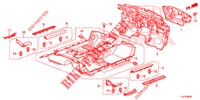 FLOOR MAT/INSULATOR  for Honda ACCORD TOURER 2.4 EXECUTIVE 5 Doors 5 speed automatic 2015