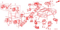 SWITCH (LH) for Honda ACCORD TOURER DIESEL 2.2 ELEGANCE PACK 5 Doors 6 speed manual 2015