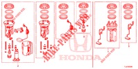FUEL TANK SET SHORT PARTS  for Honda ACCORD TOURER DIESEL 2.2 LUXURY H 5 Doors 6 speed manual 2015