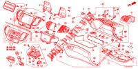 INSTRUMENT GARNISH (COTE DE PASSAGER) (LH) for Honda ACCORD TOURER DIESEL 2.2 LUXURY H 5 Doors 6 speed manual 2015