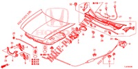 HOOD (LH) for Honda ACCORD TOURER DIESEL 2.2 S 5 Doors 6 speed manual 2015