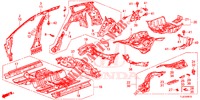 FLOOR/INNER PANELS  for Honda ACCORD TOURER DIESEL 2.2 SH 5 Doors 6 speed manual 2015