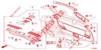 TAILGATE LINING/ REAR PANEL LINING (2D)  for Honda ACCORD TOURER DIESEL 2.2 SH 5 Doors 6 speed manual 2015