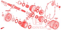 SECONDARY SHAFT  for Honda ACCORD TOURER 2.0 ELEGANCE 5 Doors 5 speed automatic 2014