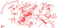 REAR DOOR LINING (4D)  for Honda ACCORD TOURER 2.0 ELEGANCE PACK 5 Doors 6 speed manual 2014