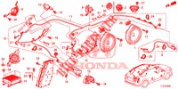RADIO ANTENNA/SPEAKER (LH) for Honda ACCORD TOURER 2.0 EXECUTIVE 5 Doors 5 speed automatic 2014