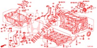 CYLINDER BLOCK/OIL PAN (2.4L) for Honda ACCORD TOURER 2.4 EXECUTIVE 5 Doors 6 speed manual 2014