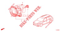 FOG LAMP  for Honda ACCORD TOURER 2.4 EXECUTIVE 5 Doors 5 speed automatic 2014
