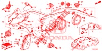 RADIO ANTENNA/SPEAKER (LH) for Honda ACCORD TOURER 2.4 EXECUTIVE 5 Doors 5 speed automatic 2014