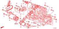 ENGINE MOUNTING BRACKET (2.4L) for Honda ACCORD TOURER 2.4 S 5 Doors 6 speed manual 2014