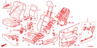 FRONT SEAT/SEATBELTS (G.) (LH) for Honda ACCORD TOURER 2.0 ELEGANCE PACK 5 Doors 6 speed manual 2013