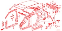 OUTER PANELS/REAR PANEL  for Honda ACCORD TOURER 2.0 ELEGANCE PACK 5 Doors 6 speed manual 2013