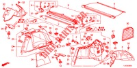 REAR SIDE LINING (2D)  for Honda ACCORD TOURER 2.0 ELEGANCE PACK 5 Doors 6 speed manual 2013