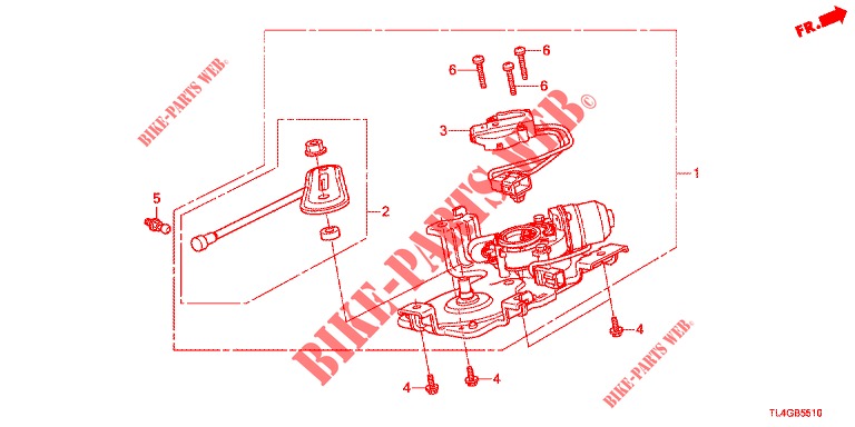 POWER TAILGATE MOTOR  for Honda ACCORD TOURER 2.0 ELEGANCE PACK 5 Doors 6 speed manual 2013