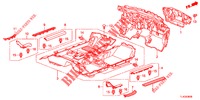 FLOOR MAT/INSULATOR  for Honda ACCORD TOURER 2.0 ELEGANCE PACK 5 Doors 5 speed automatic 2013