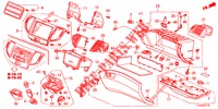 INSTRUMENT GARNISH (COTE DE PASSAGER) (LH) for Honda ACCORD TOURER 2.4 S 5 Doors 5 speed automatic 2013